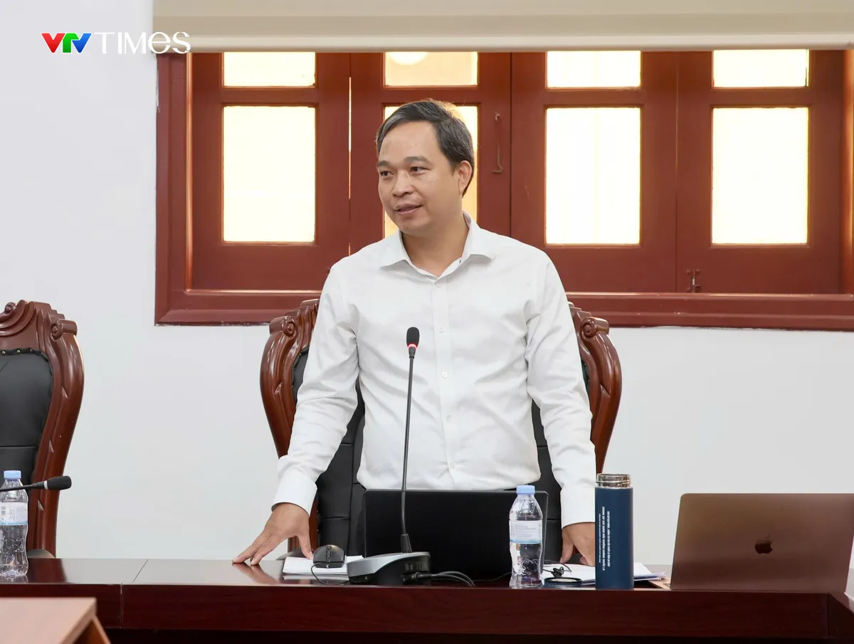 Ông Phạm Quang Cường - Phó Giám đốc Sở Khoa học và Công nghệ, Phó Chủ tịch Hội đồng phát biểu tại phiên họp. Ảnh: Anh Sơn